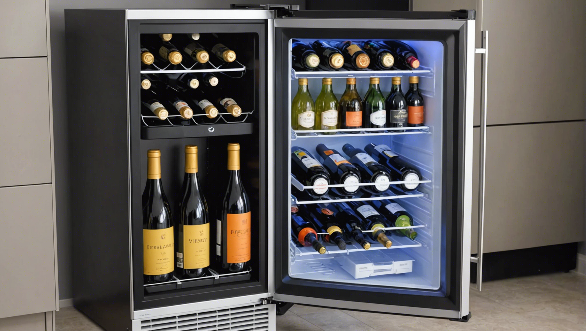vérifiez le niveau de réfrigérant dans votre réfrigérateur à vin pour assurer un stockage optimal et maintenir la fraîcheur de vos bouteilles de vin.