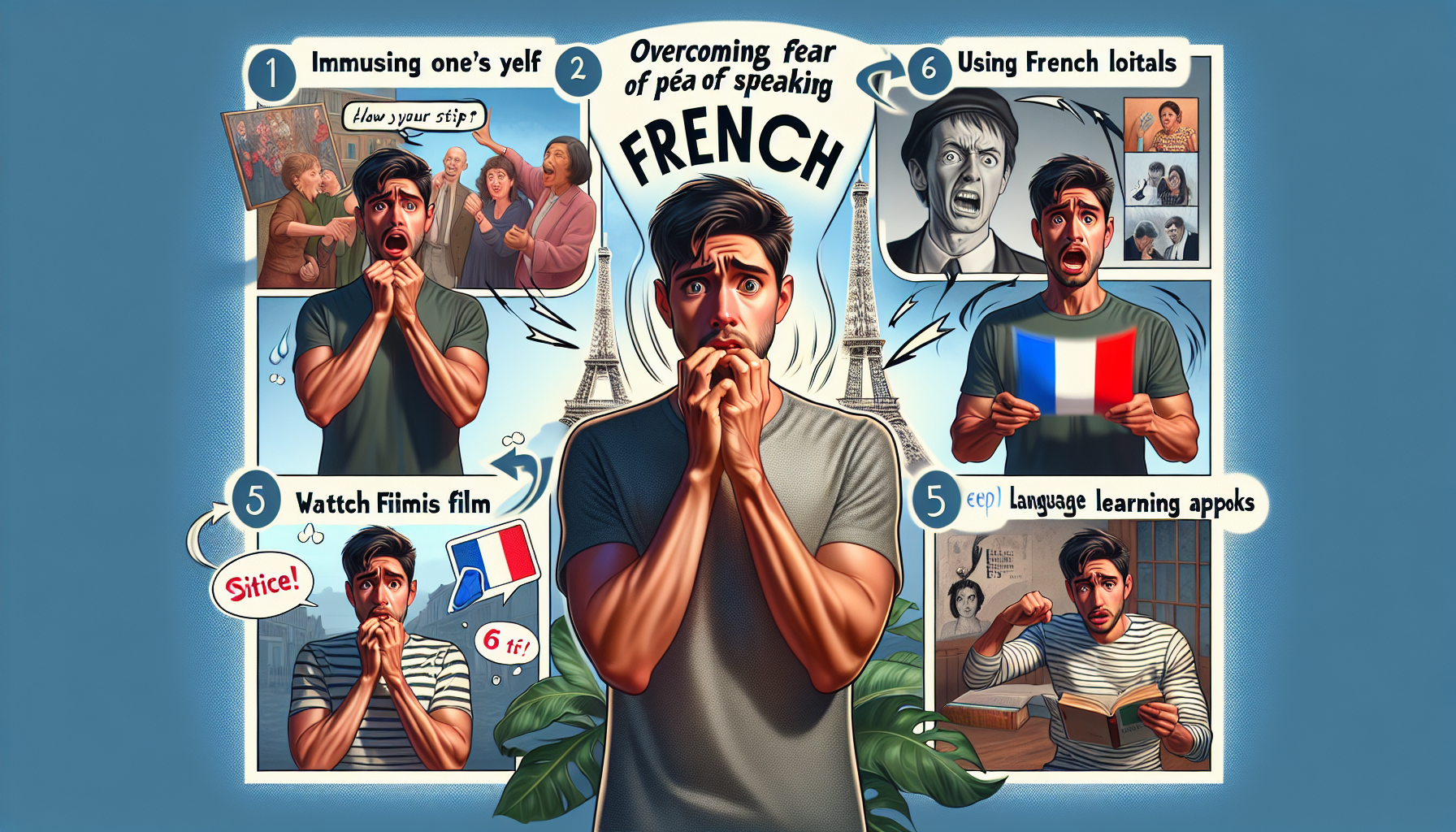 speaking french: overcome your fear of speaking french with these helpful tips.